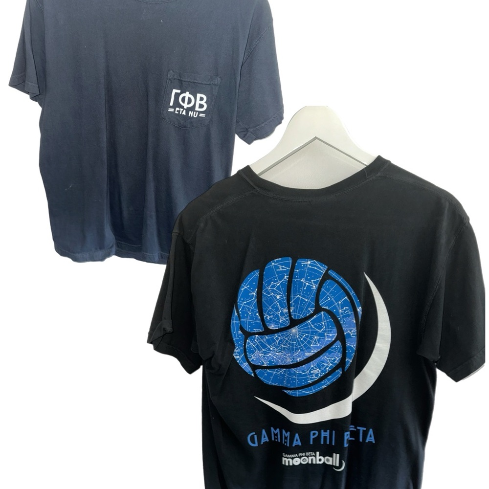 Gamma Phi Beta “Moonball” Volleyball Comfort Colors T-Shirt